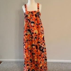 SALE J.Crew Brand New NWT Cotton Sleeveless Summer Orange Flora Print Dress Sz 4